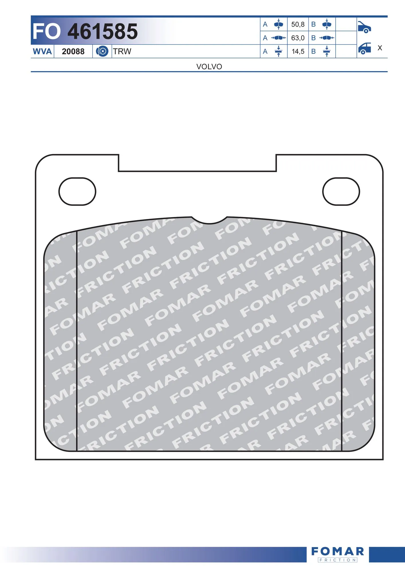 Brake Pad Set, disc brake